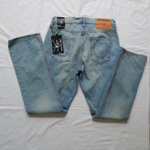 TRUE RELIGION RICKY RELAXED STRAIGHTNO FLP JEANS